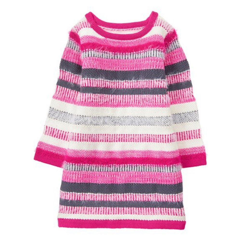 Pink & Gray Stripe Sweater Dress - Infant

NWOT
